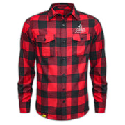 13stitches-schwarz-rot-flanellhemd-mit-logo-stick-black-red-flannel-shirt-with-logo-embroidery
