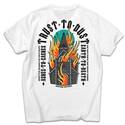 13Stitches Clothing, trust to dust, fire, feuer, tattoo design