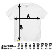 13stitches, size chart, tattoo clothing, apparell, fashion, streetwear, taetowierung, white t-shirt